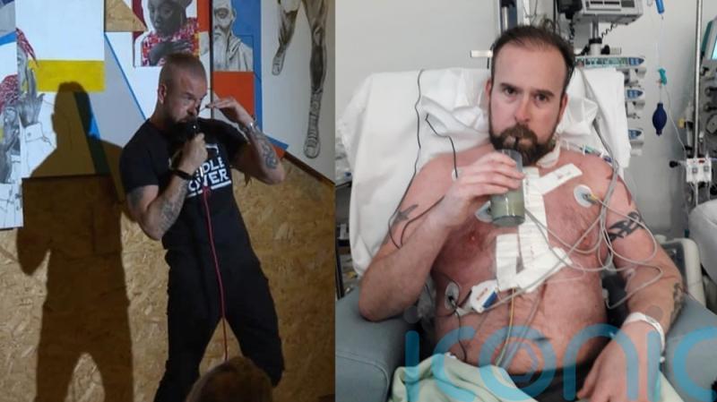 Man who was on deathbed now living dream as stand-up comic thanks to heart transplant from ‘lad taken in prime of life’