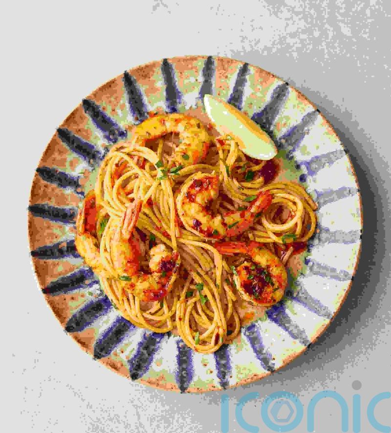 Jamie Oliver’s Tunisian prawn spaghetti recipe