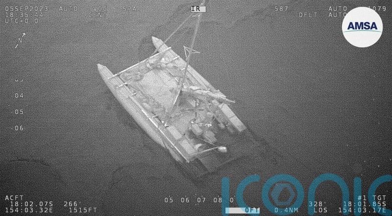Sailors rescued in Coral Sea after sharks attacked boat heading to Australia