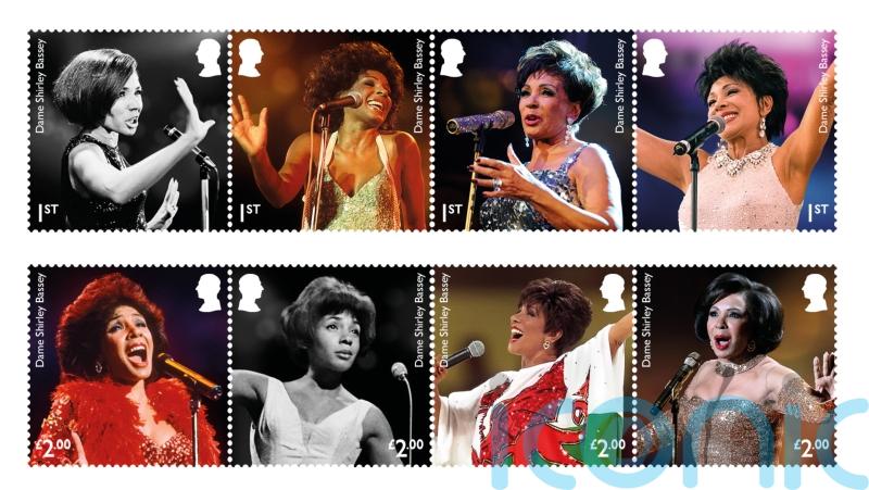 New stamps to honour career of Dame Shirley Bassey