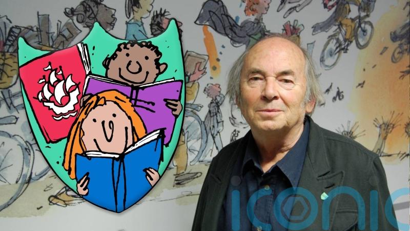 ‘Reading can take you to amazing places’: Quentin Blake designs Blue Peter badge