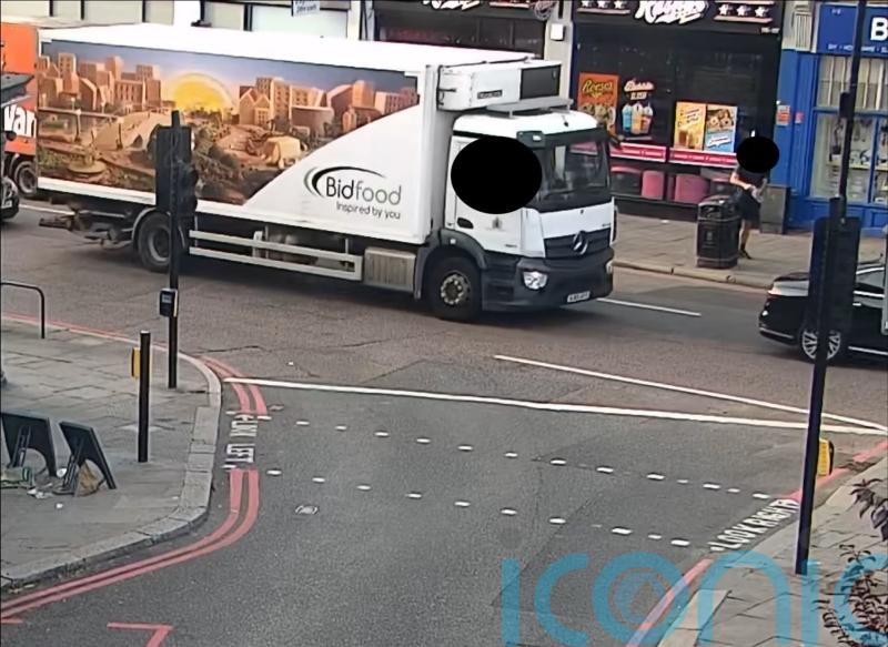 Video shows police searching lorry Daniel Khalife strapped himself to