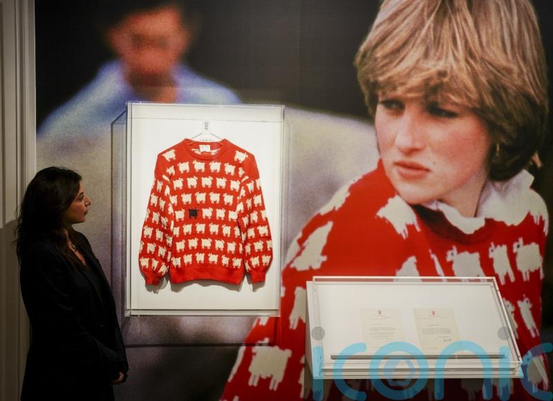 Diana’s black sheep jumper sells at auction for almost £1m