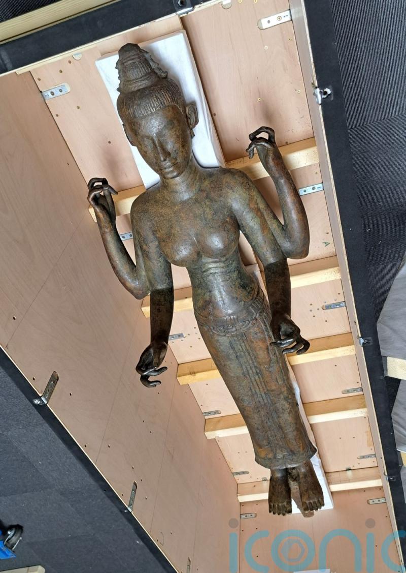Priceless seventh-century bronze statue returned to Vietnam