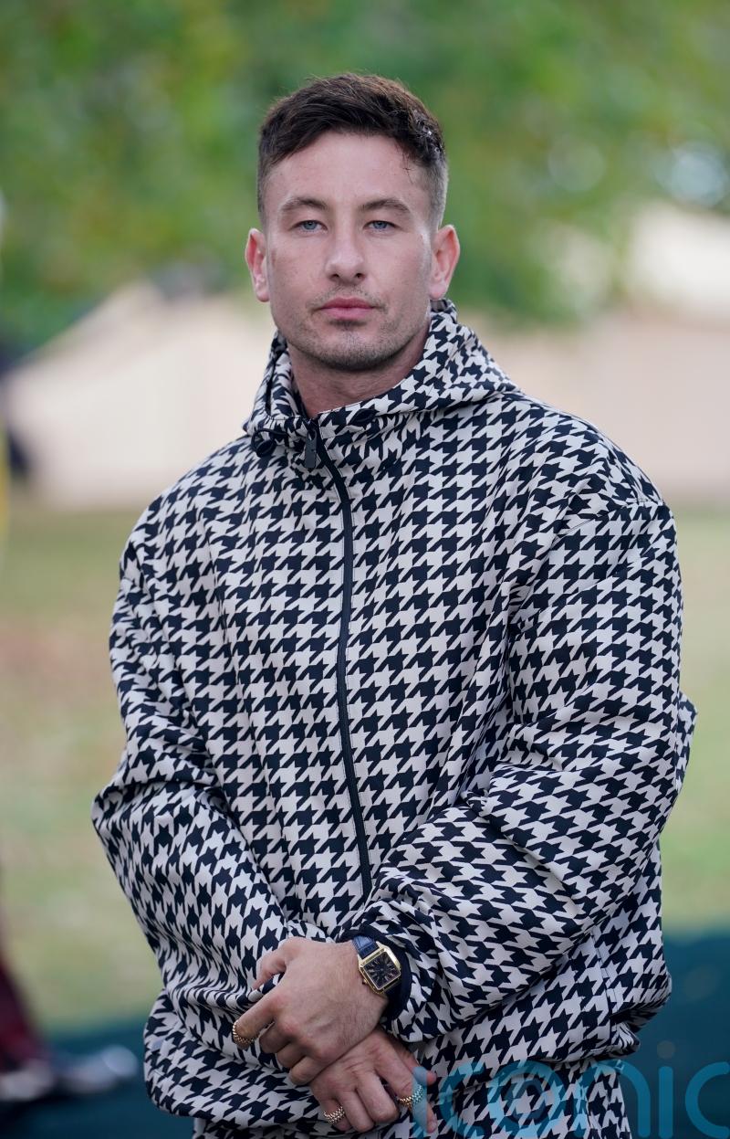 See Barry Keoghan in head-to-toe houndstooth for Burberry&rsquo;s fashion show