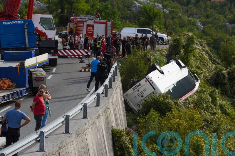 Briton killed as bus plunges into ravine in Montenegro