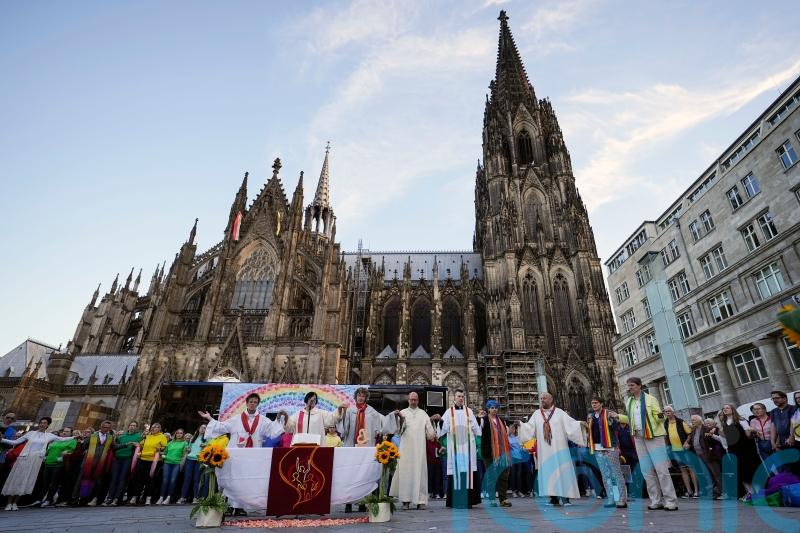 Catholic priests bless same-sex couples in defiance of German archbishop