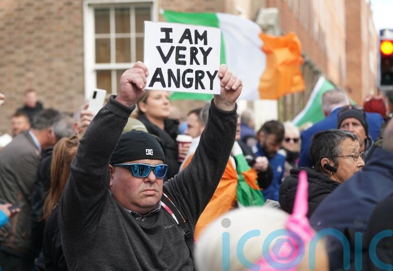 13 charged after demonstrators bring mock gallows to Leinster House protest
