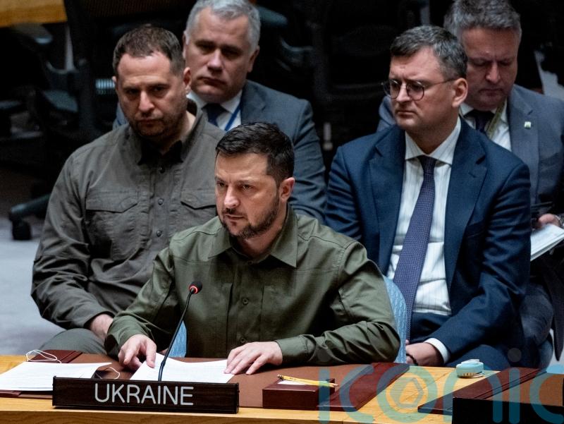 Zelensky denounces Russia as ‘a terrorist state’ at UN Security Council meeting