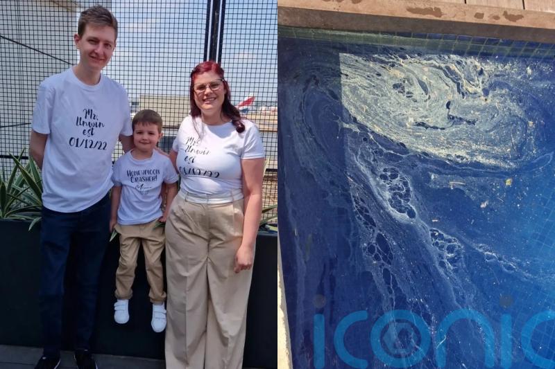 Newlyweds’ five-star Mexico honeymoon turns into ‘holiday from hell’ after getting food poisoning and swimming in dirt