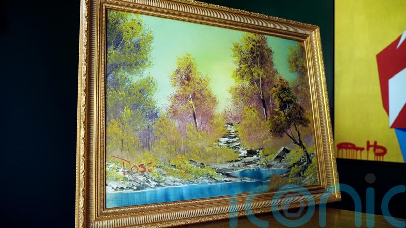 First Bob Ross TV painting, completed in 30 minutes, goes on sale for nearly £8m