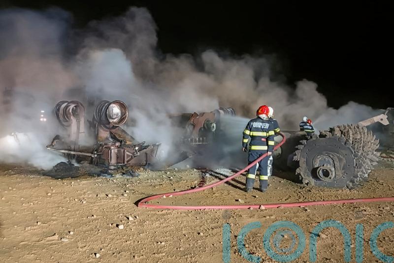 Four killed, five injured in gas blast and fire at Romania construction site