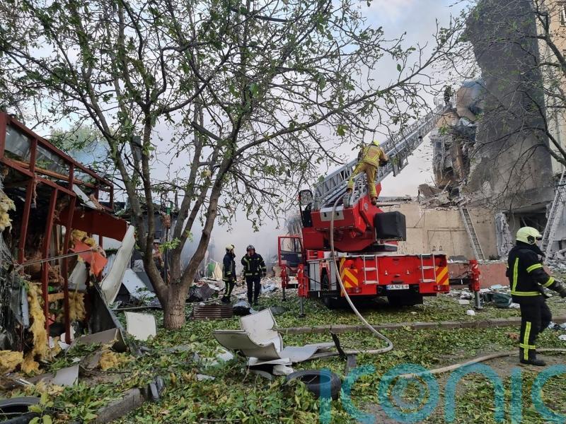 Russia strikes cities across Ukraine ahead of key Zelensky meetings in US