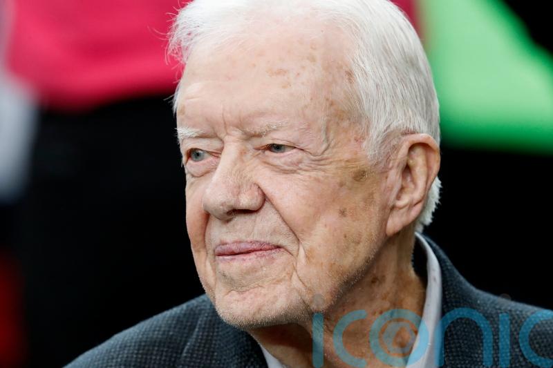 Former president Jimmy Carter appears at peanut festival ahead of 99th birthday