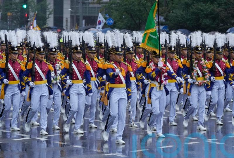 South Korea parades troops and powerful weapons in Armed Forces Day ceremony
