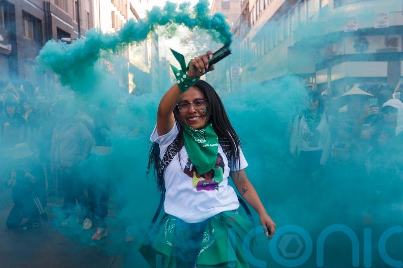 Thousands of women in Latin American cities call for abortion rights