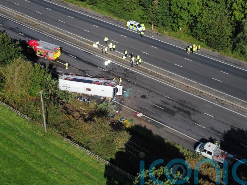 One seriously injured and nearly 50 ‘assessed’ after school bus M53 crash