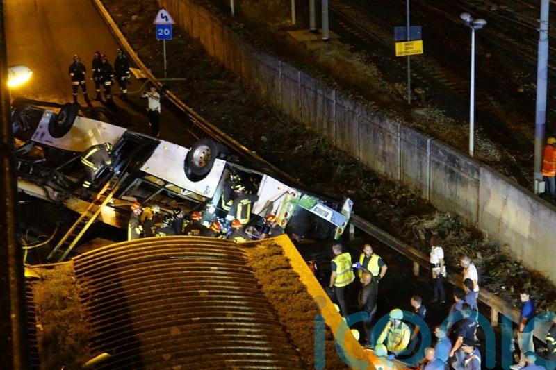 Ukrainian tourists among 21 killed after bus crashes in Venice