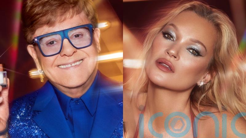 Sir Elton John and Kate Moss mark Christmas song in beauty campaign