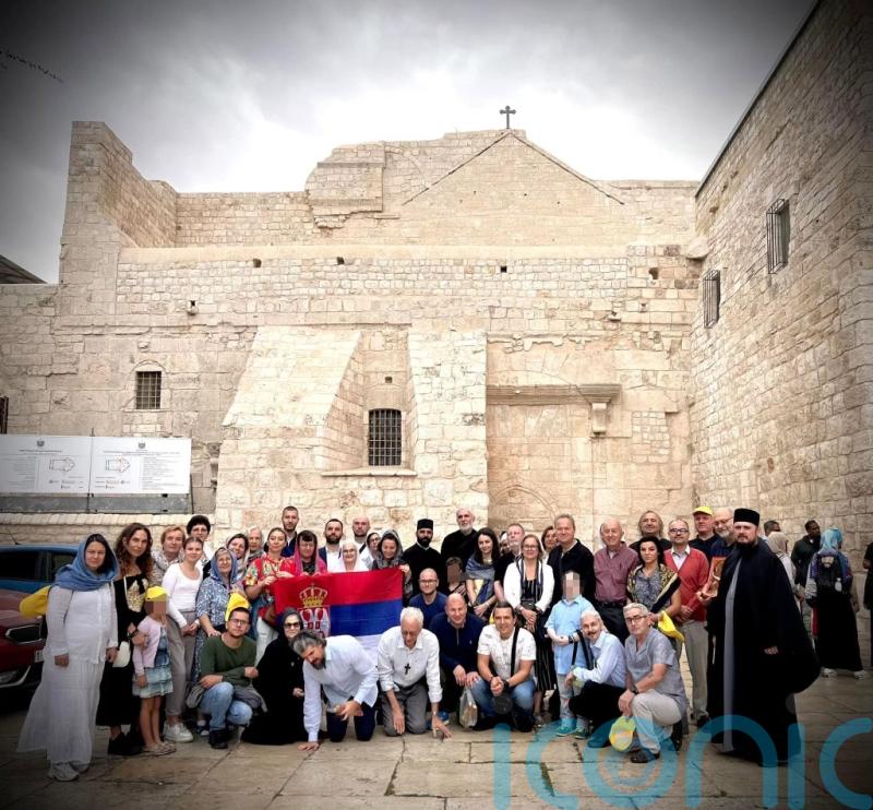 Church group of 30 Britons stuck in Israel hearing bombs as they await escape