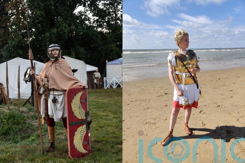 I think about the Roman Empire every day… and have a sword: Re-enactor describes life in homemade classical outfits