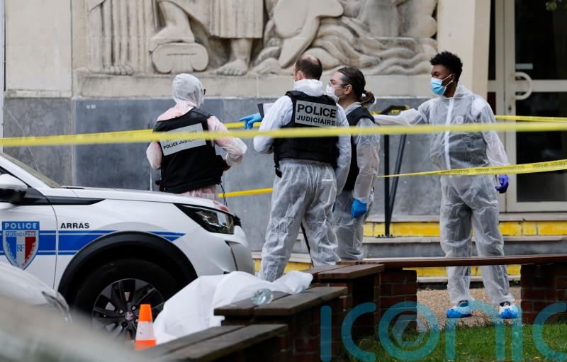 Teacher killed and two others hurt in stabbing at French school