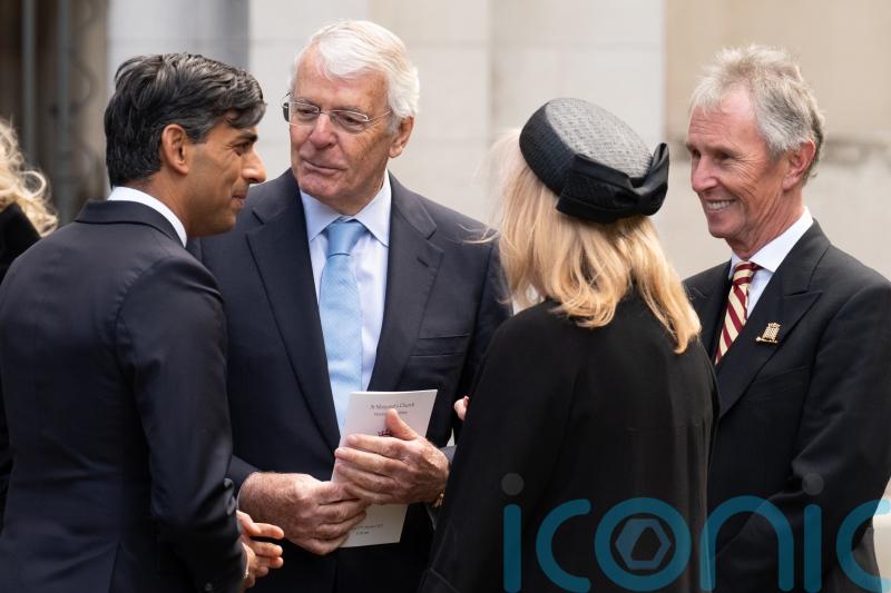 Tory grandees gather to pay tribute to Lord Lawson