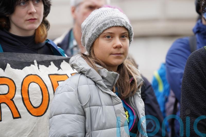 Greta Thunberg charged with public order offence after London protest