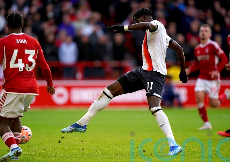 Luton fight back to stun Nottingham Forest and earn a point