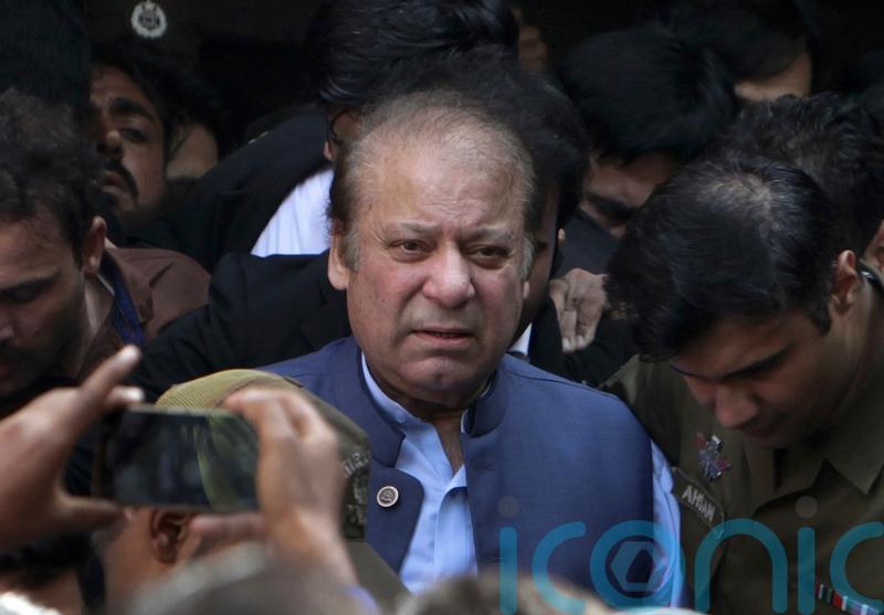 Former Pakistan prime minister Nawaz Sharif returns home ahead of vote
