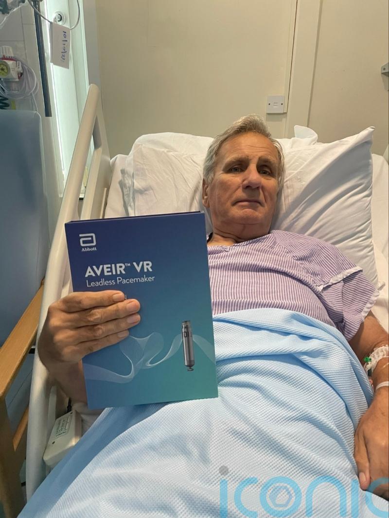 Patient one of first to be fitted with new pacemaker the size of a pen lid