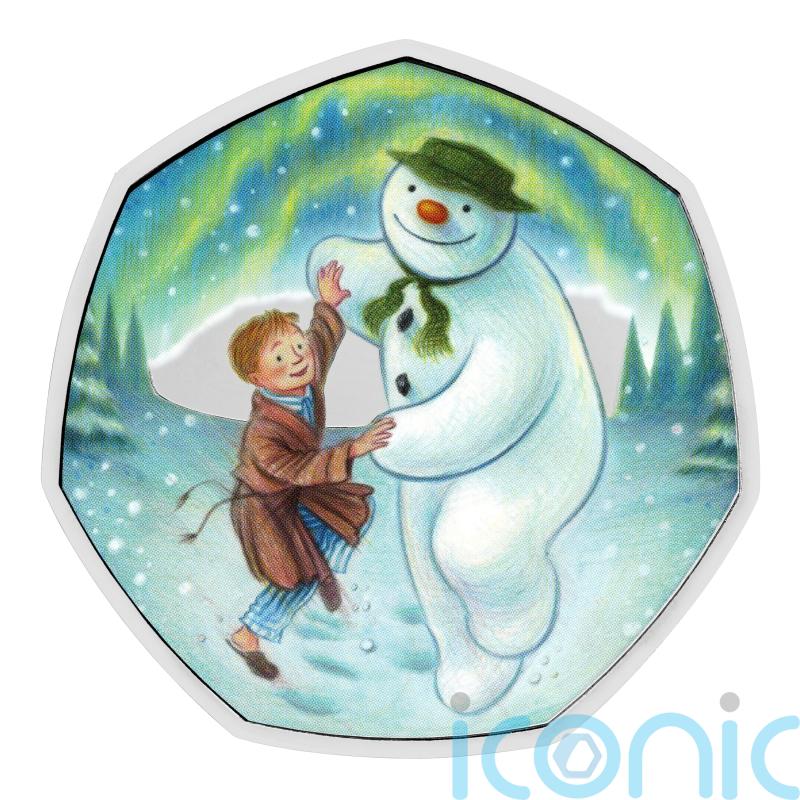 New collectable 50p coin celebrating The Snowman is launched by Royal Mint