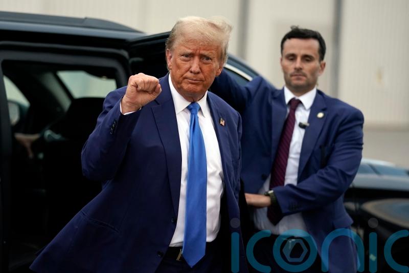 Donald Trump arrives in court to face fixer-turned-foe Michael Cohen