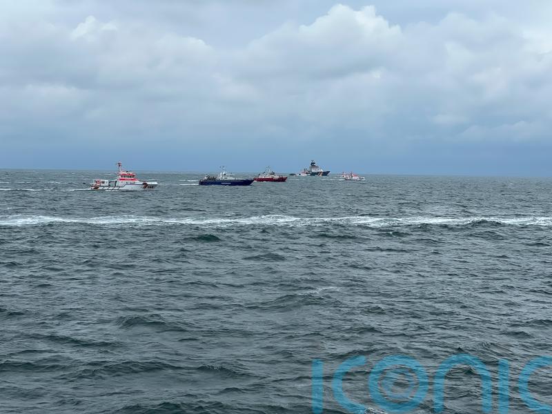 Germany halts search for four sailors missing after ships collide in North Sea