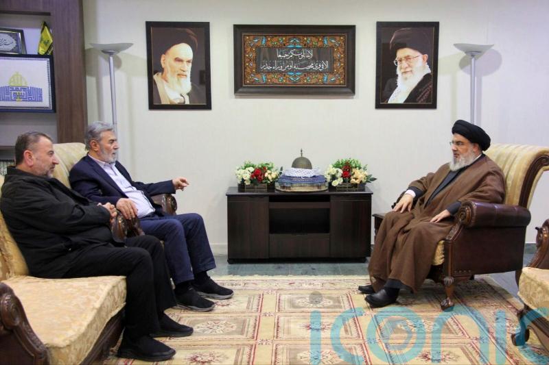 Hezbollah leader holds talks with Hamas and Palestinian Islamic Jihad chiefs