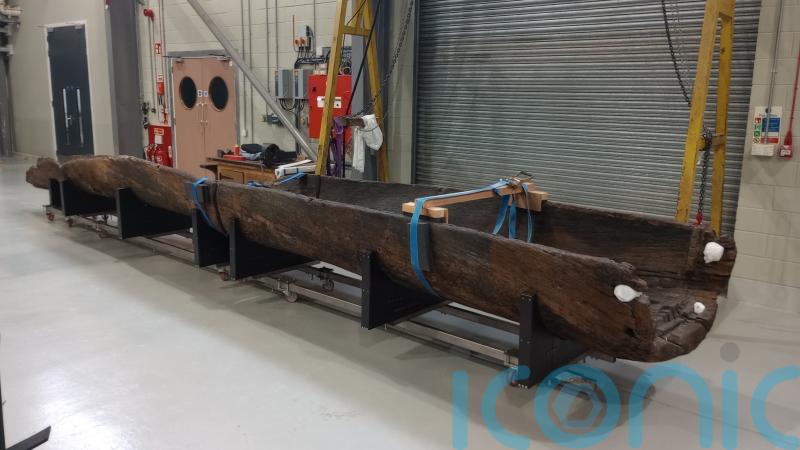 Bronze Age logboat moves into new home after conservation work