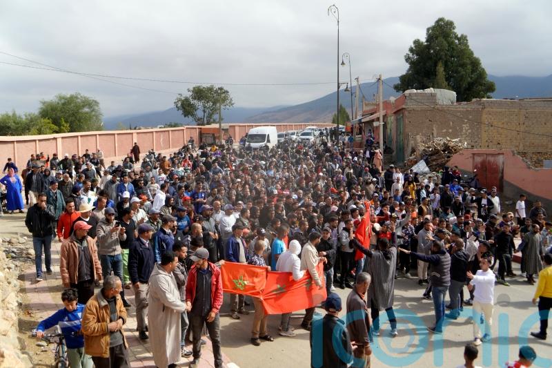 Angry protesters demand promised aid after Morocco earthquake