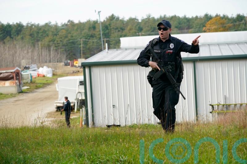Maine police searching for gunman check possible suicide note