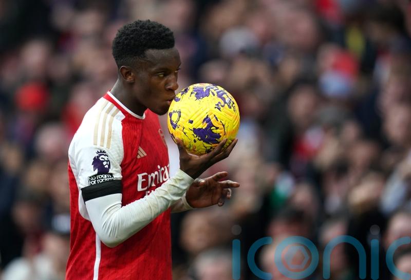 Eddie Nketiah hits hat-trick as five-star Arsenal sweep aside Sheffield United