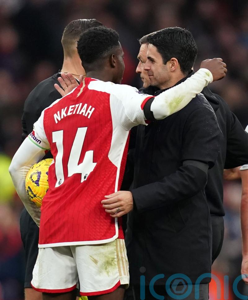 Arsenal boss Mikel Arteta: What Eddie Nketiah has done is remarkable