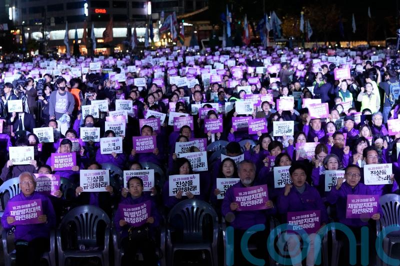 Halloween crush victims’ families demand inquiry one year after Seoul tragedy