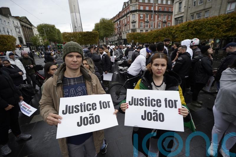 Protest calls for justice for Brazilian man involved in collision with Garda car