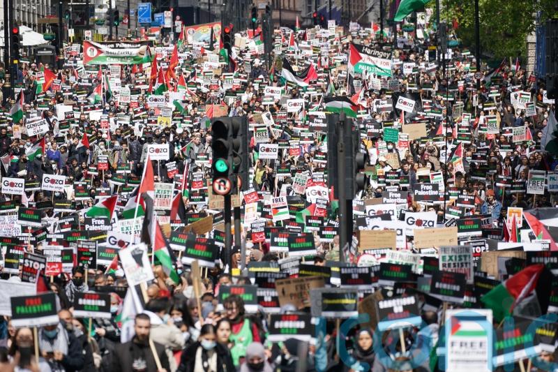 Suella Braverman hits out at pro-Palestinian ‘hate marches’