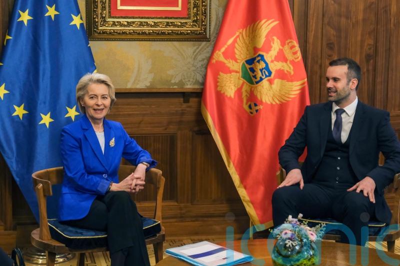 Montenegro should push ahead with bid to join EU, says Von der Leyen