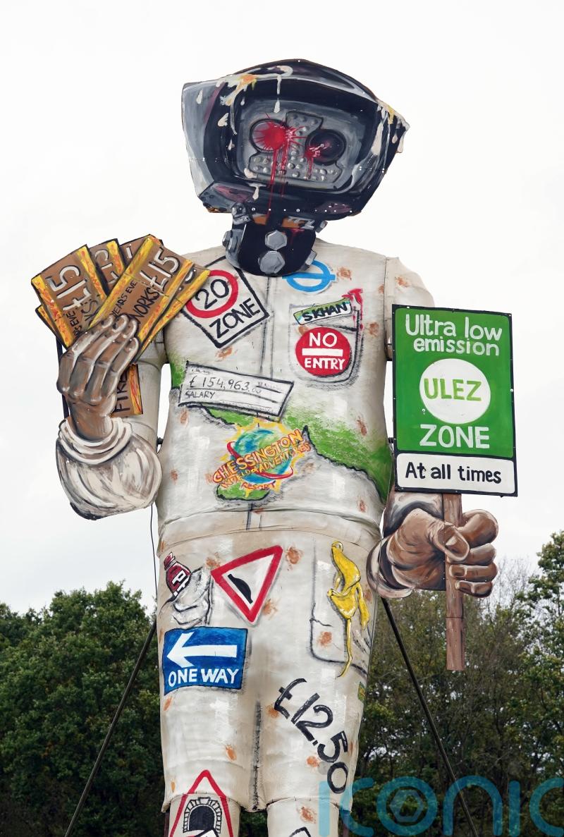 London mayor Sadiq Khan unveiled as effigy for Kent town’s bonfire night
