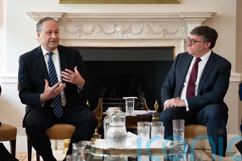 ‘Crisis of antisemitism’ in the UK and world, says husband of Kamala Harris