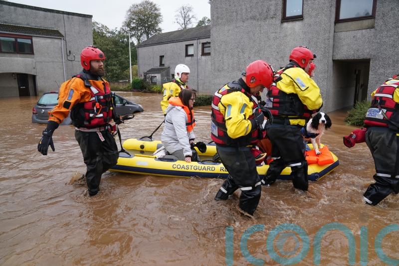 Eastern Scotland endured wettest October since records began, says Met Office