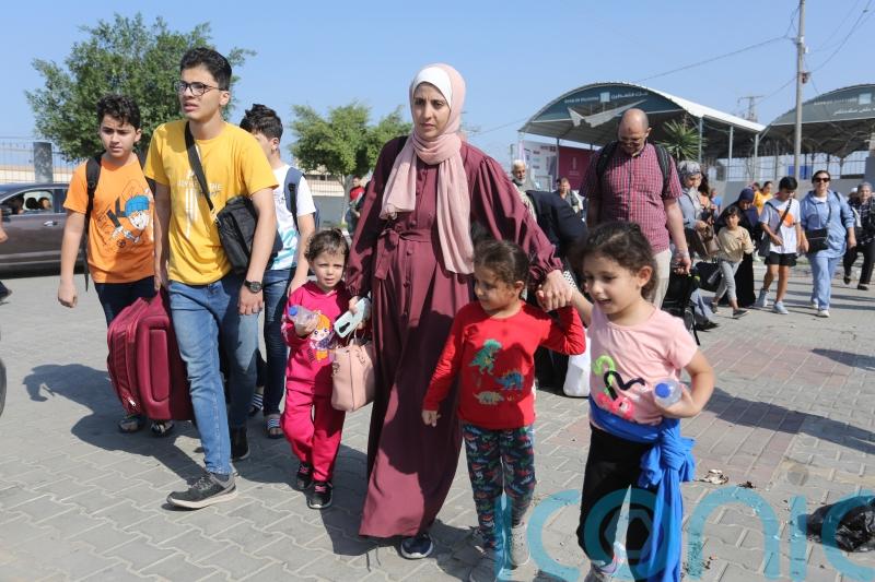 First Britons leave Gaza via Rafah border crossing into Egypt after delays