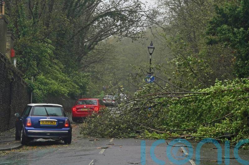 Storm Ciaran forces school closures and brings travel chaos after 100mph winds