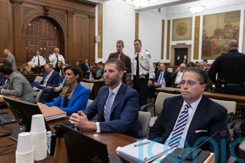 Eric Trump tells fraud trial he had no knowledge of father’s financial affairs